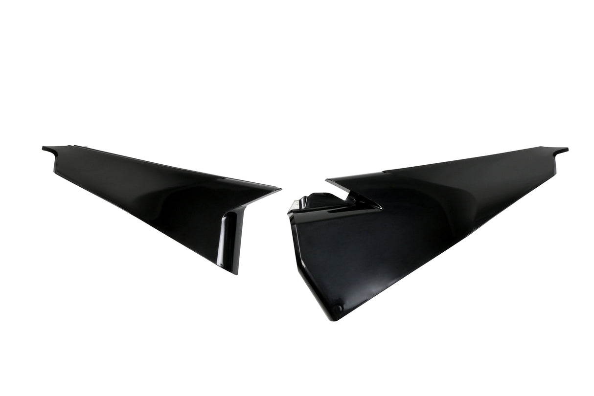 UFO Upper Side Panels Black for Husqvarna TC 125/250/FC 250/350/450 19-22/TX 250/300 20-22/TE 150/250/300/FE 250/350/450/501 20-23