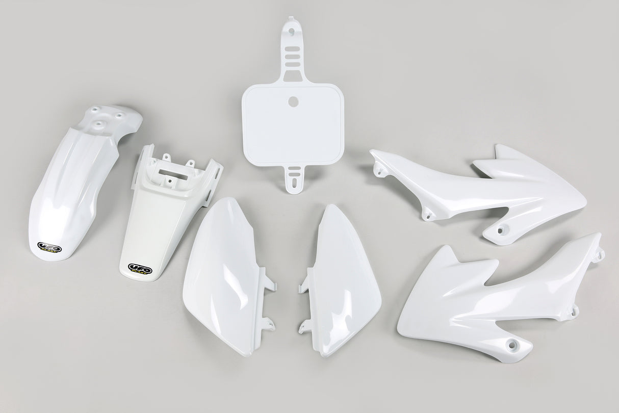 UFO Complete Plastics Kit White for Honda CRF50 04-23