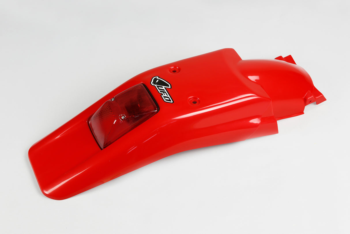 UFO Rear Fender XR 2000-2006 Red w/Tailight for Honda XR 250R/XR 400R 96-23