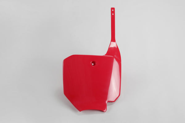 UFO Front Number Plate Red for Honda CR 80 R 96-02/CR 85 R 03-07