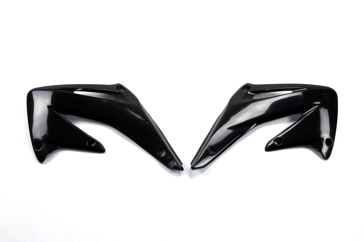 UFO Radiator Shrouds Black for Honda CRF450R 02-04