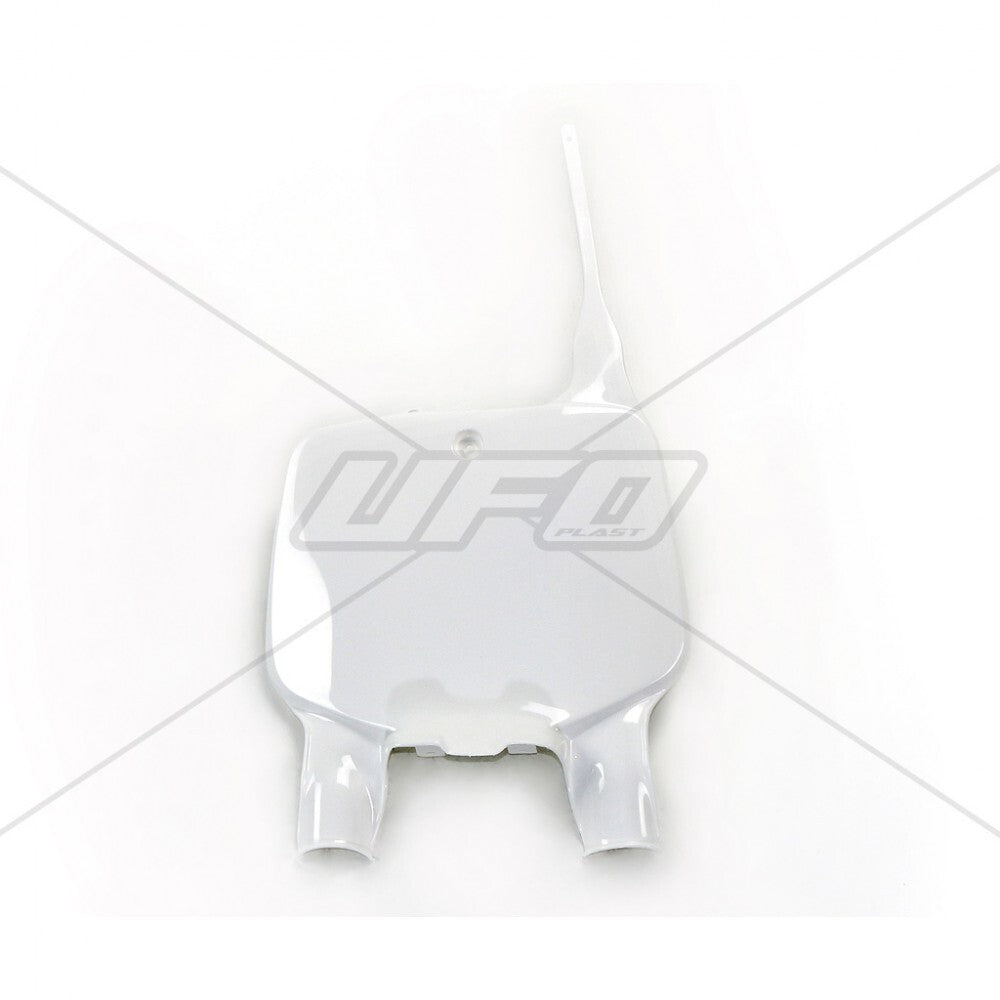 UFO Front Number Plate White for Kawasaki KX125/KX250/KX500 96-02