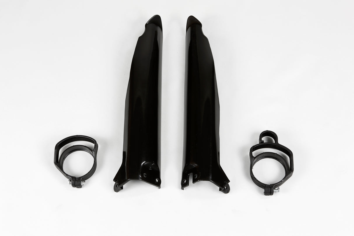 UFO Fork Slider Protectors Black for Kawasaki KX125/KX250/KX500 96-03