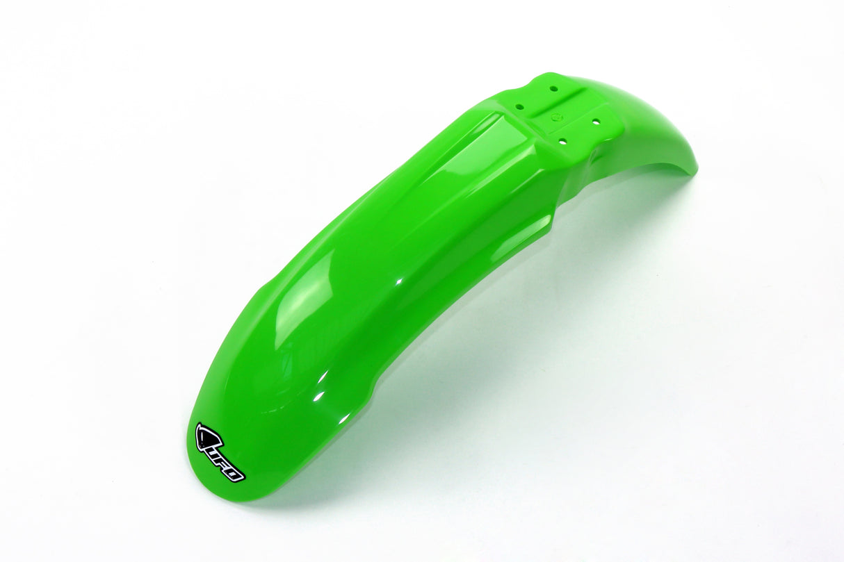 UFO Front Fender Green for Kawasaki KX125/KX250 03-08/KX250F 04-08/KX450F 06-08/KLX450R 07-23