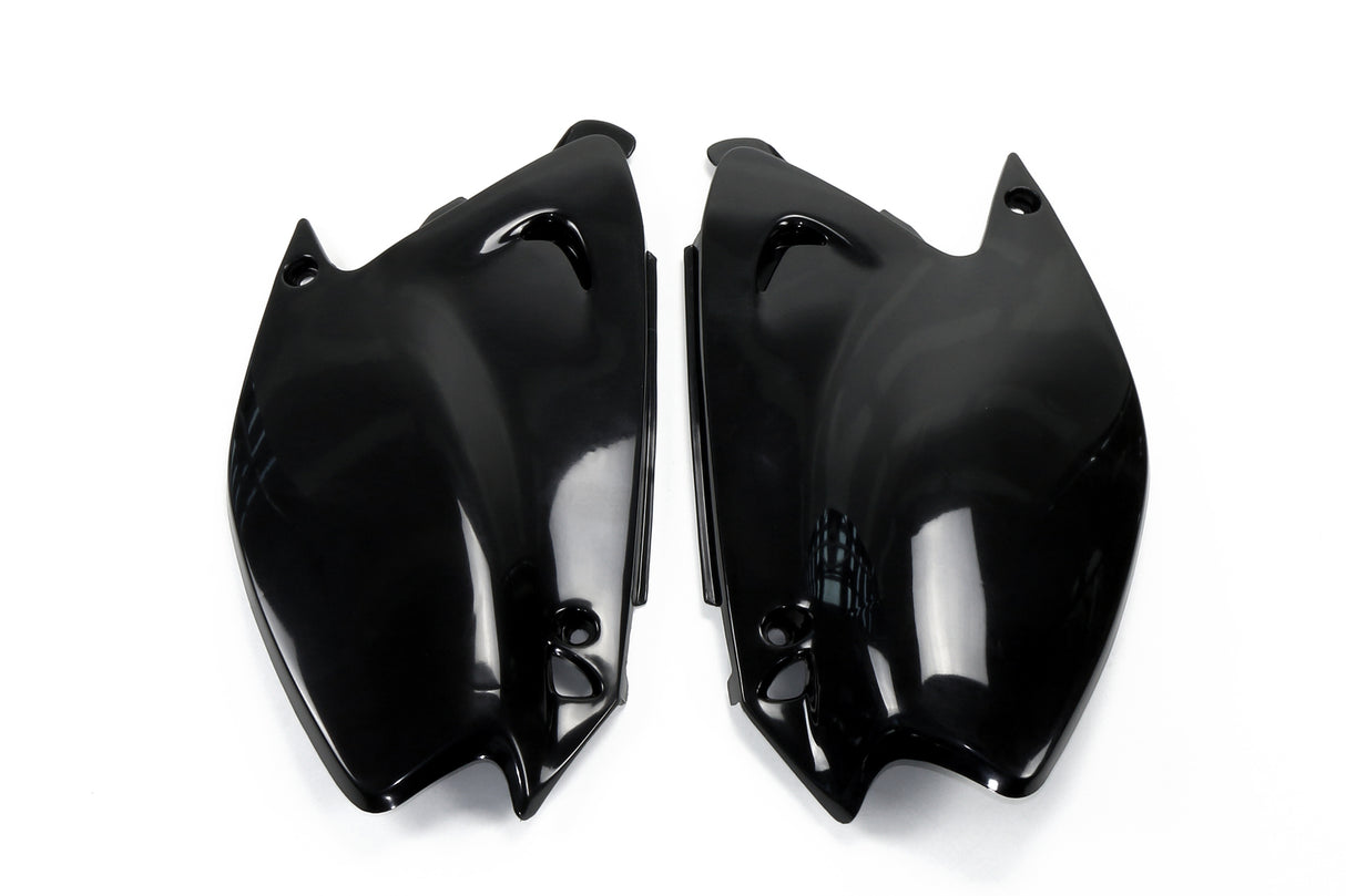 UFO Side Panels Black for Kawasaki KX125/KX250 03-08