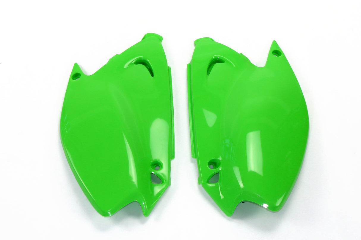 UFO Side Panels Green for Kawasaki KX125/KX250 03-08