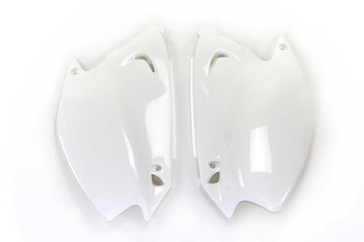 UFO Side Panels White for Kawasaki KX125/KX250 03-08