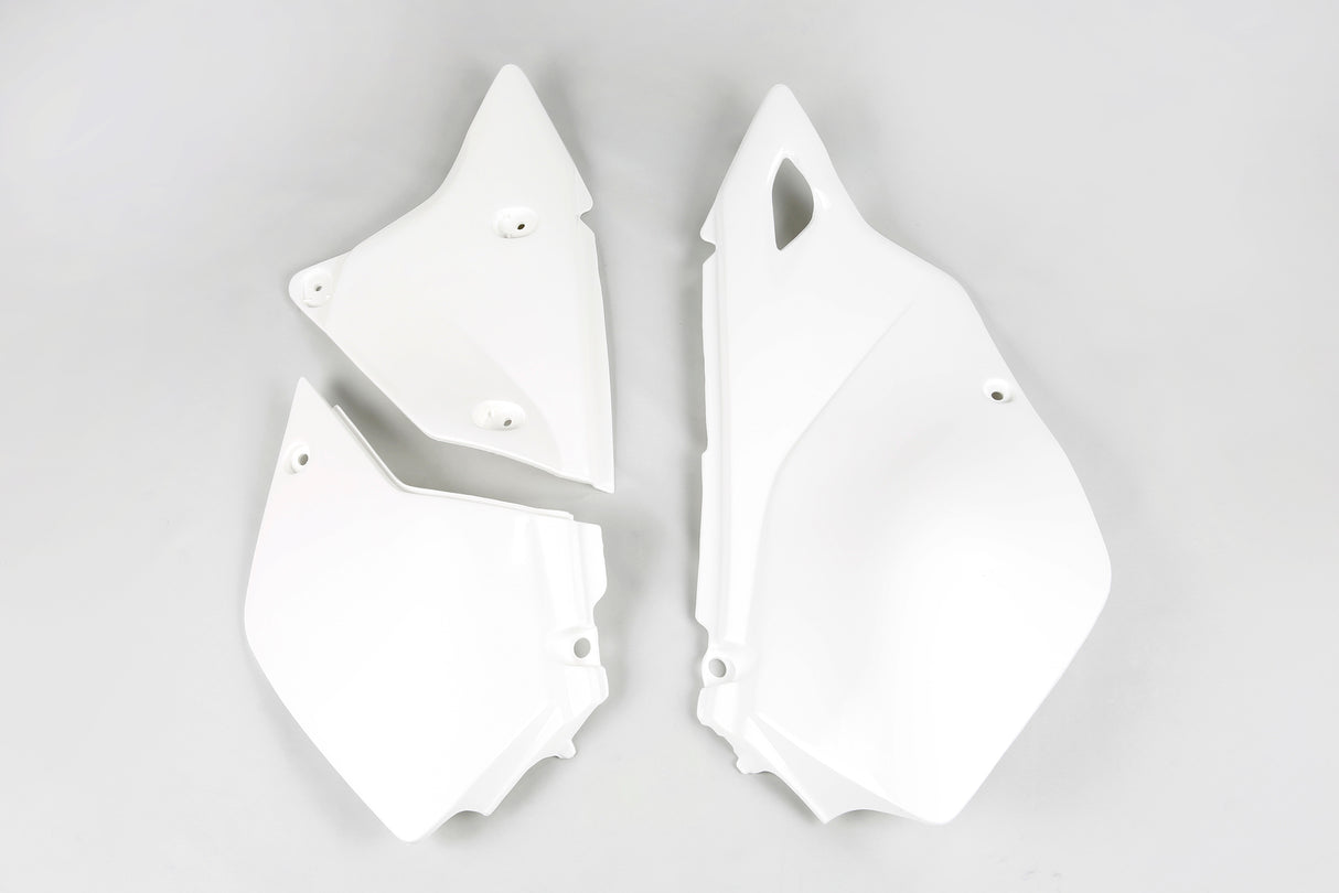 UFO Side Panels White for Kawasaki KLX400R 03-23