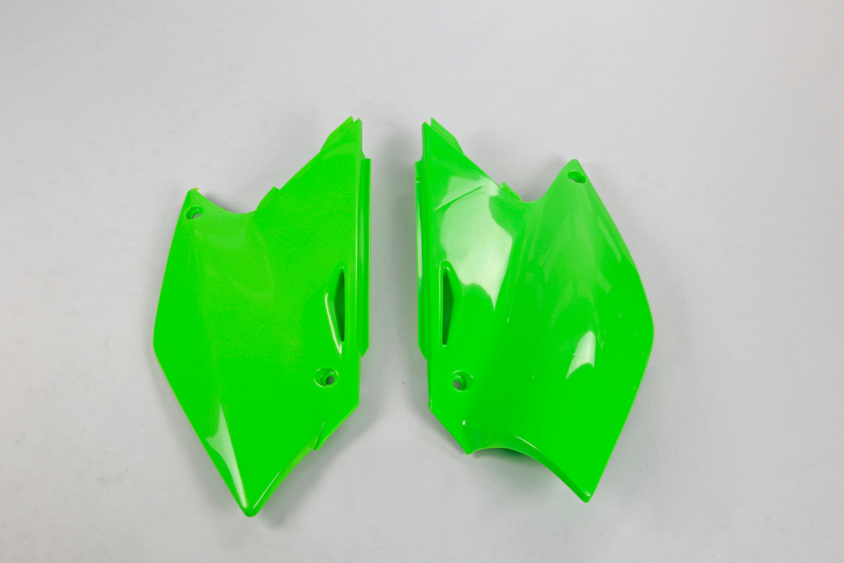 UFO Side Panels Green for Kawasaki KX250F 04-05