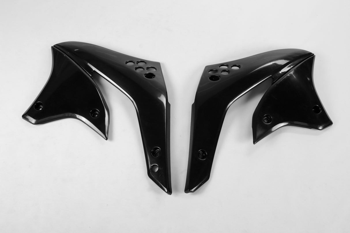 UFO Radiator Shrouds Black for Kawasaki KX450F 06-07