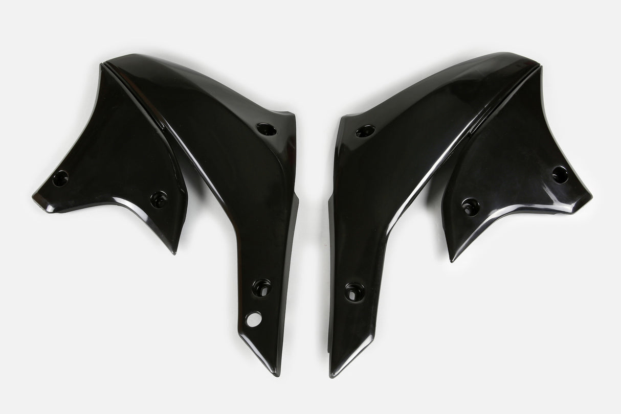 UFO Radiator Shrouds Black for Kawasaki KLX450R 07-23