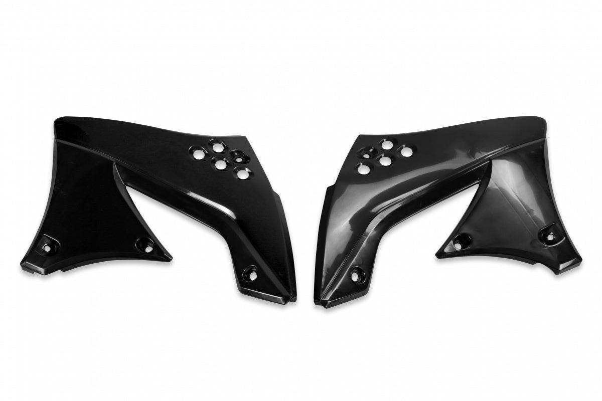 UFO Radiator Shrouds Black for Kawasaki KX450F 09-11