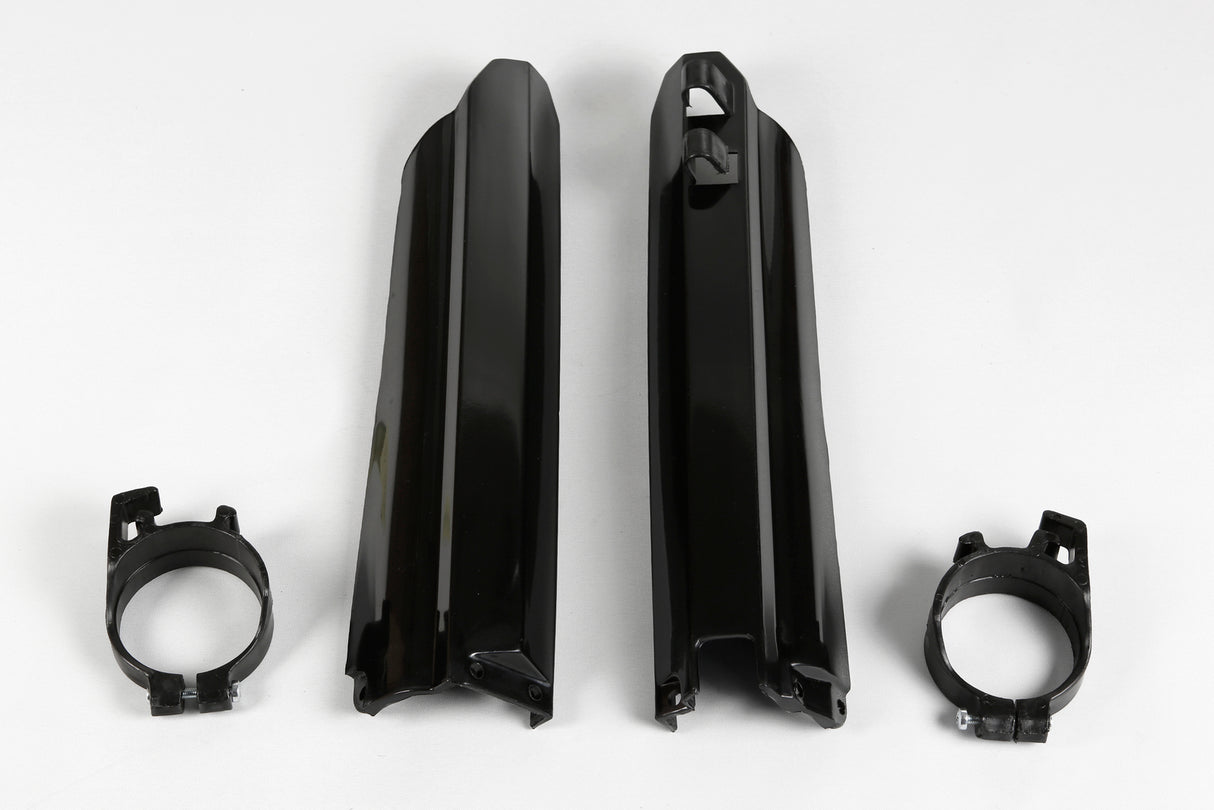 UFO Fork Slider Protectors Black for Yamaha YZ125/YZ250 96-04/YZF/WR250F 01-04/YZF400 98-99/WRF400 98-02/YZF/WRF426 00-02/YZF/WR450F 03-04