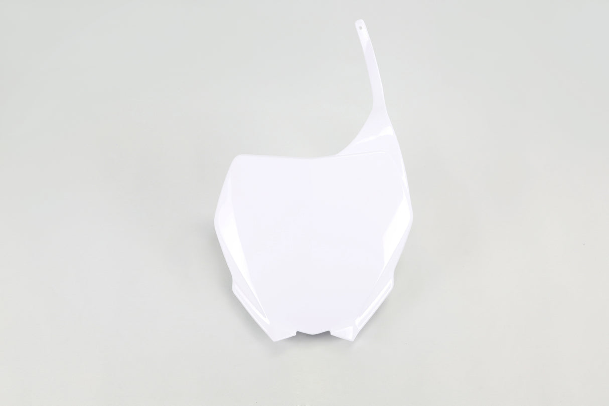 UFO Front Number Plate White for Yamaha YZ125/YZ250 06-14/YZ250F/YZ450F 06-09