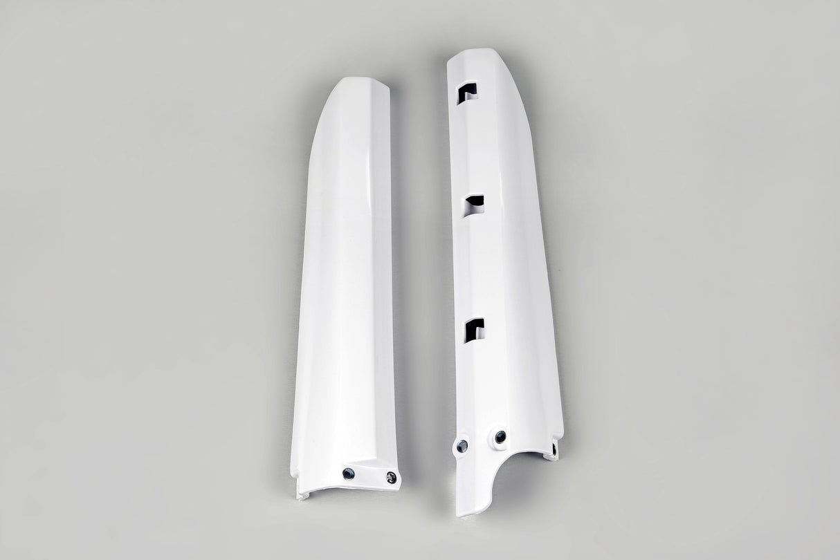 UFO Fork Slider Protectors White for Yamaha YZ85 02-18