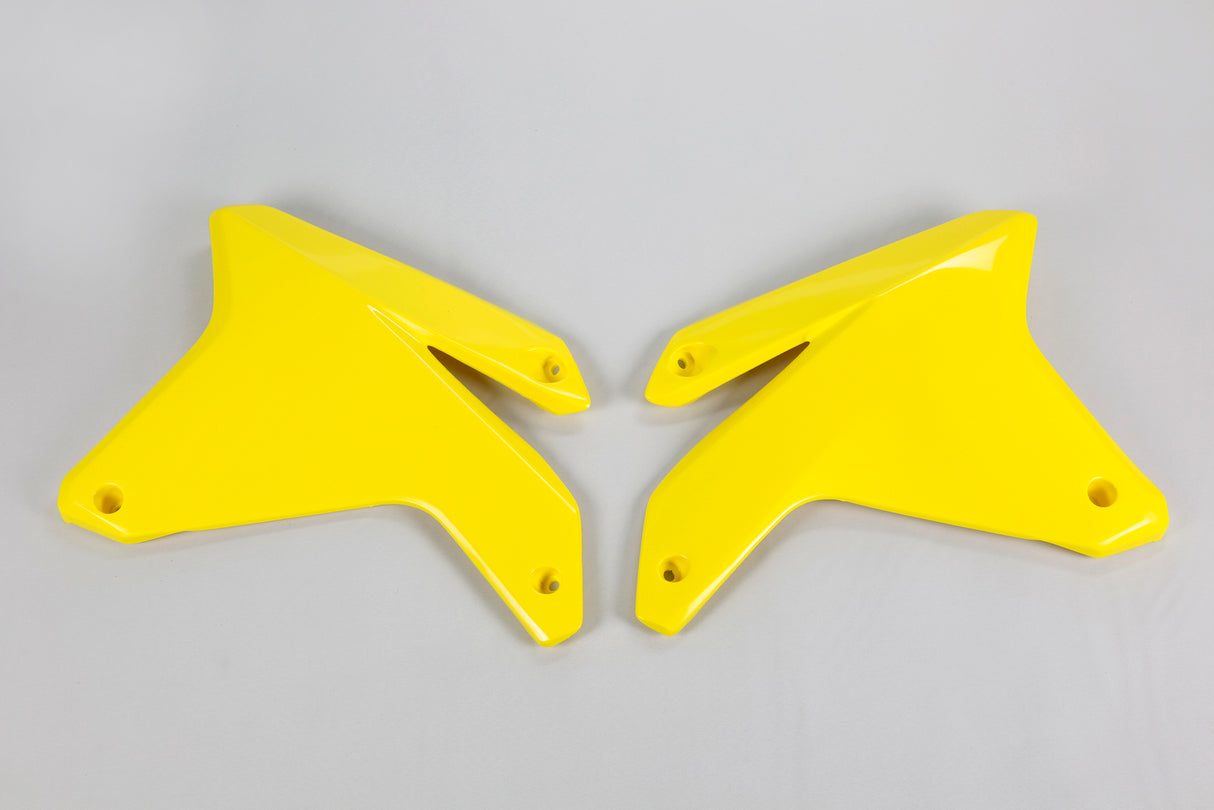 UFO Radiator Shrouds 2001-2018 Yellow for Suzuki RMZ450 05-06