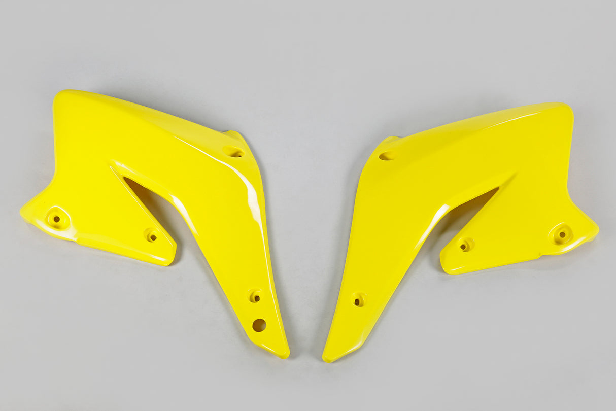 UFO Radiator Shrouds 2001-2018 Yellow for Suzuki RMZ250 04-06