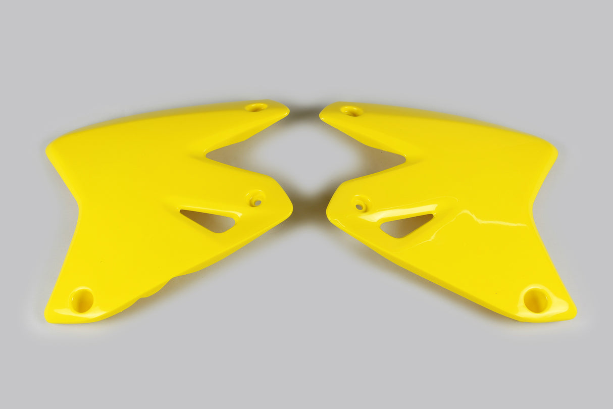 UFO Radiator Shrouds Yellow for Suzuki DRZ400E 00-23