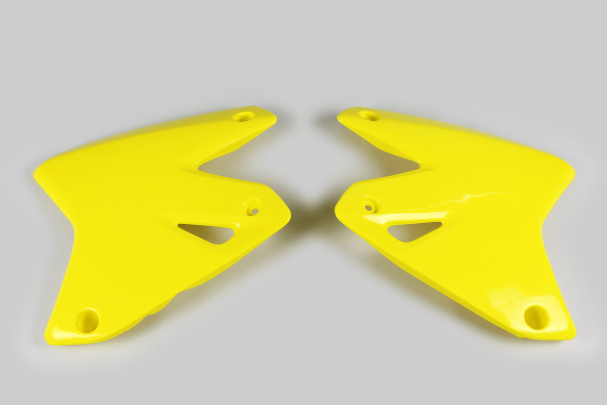 UFO Radiator Shrouds 2001-2018 Yellow for Suzuki DRZ400E 00-23