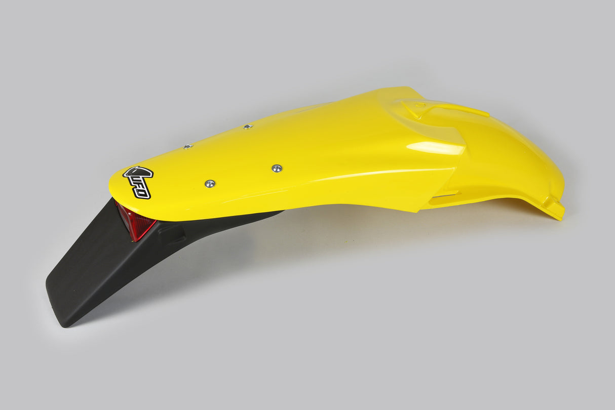 UFO Rear Fender Yellow w/Tailight for Suzuki DRZ400E 00-23