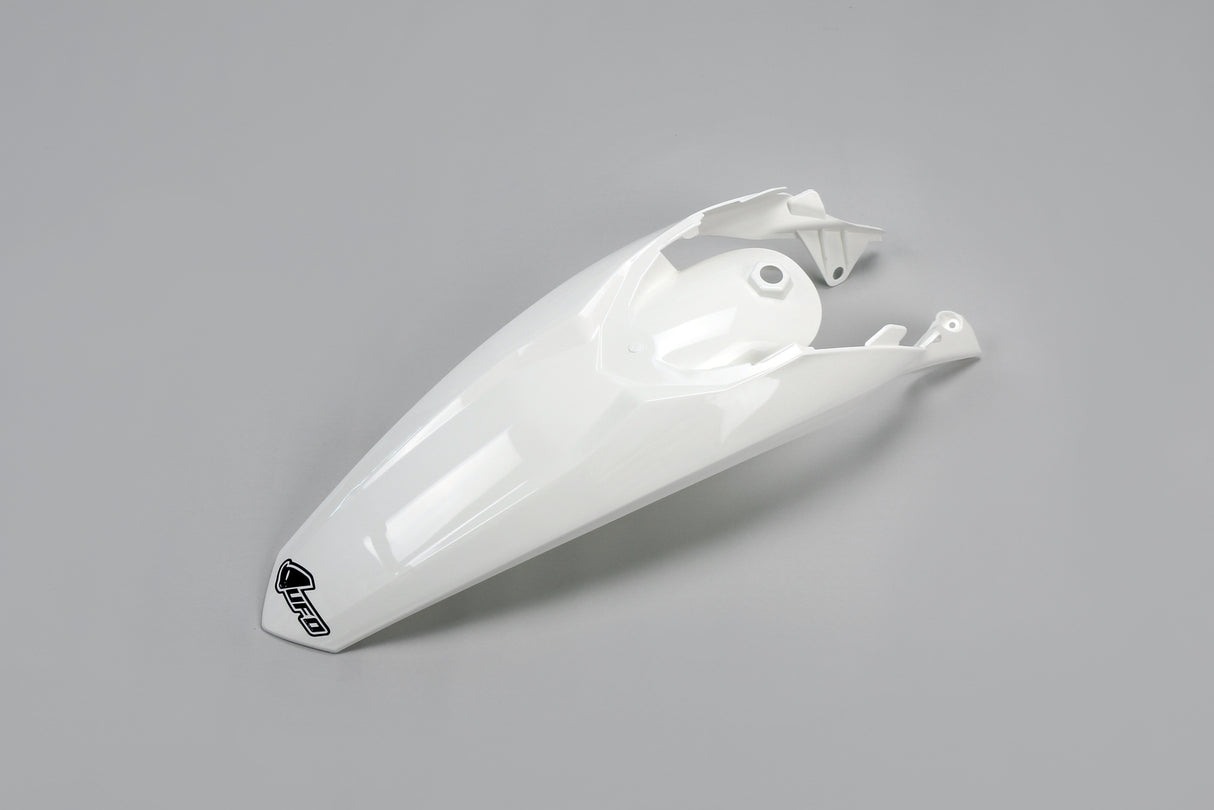 UFO Rear Fender White w/Lugs for KTM EXC/EXC-F 12-16