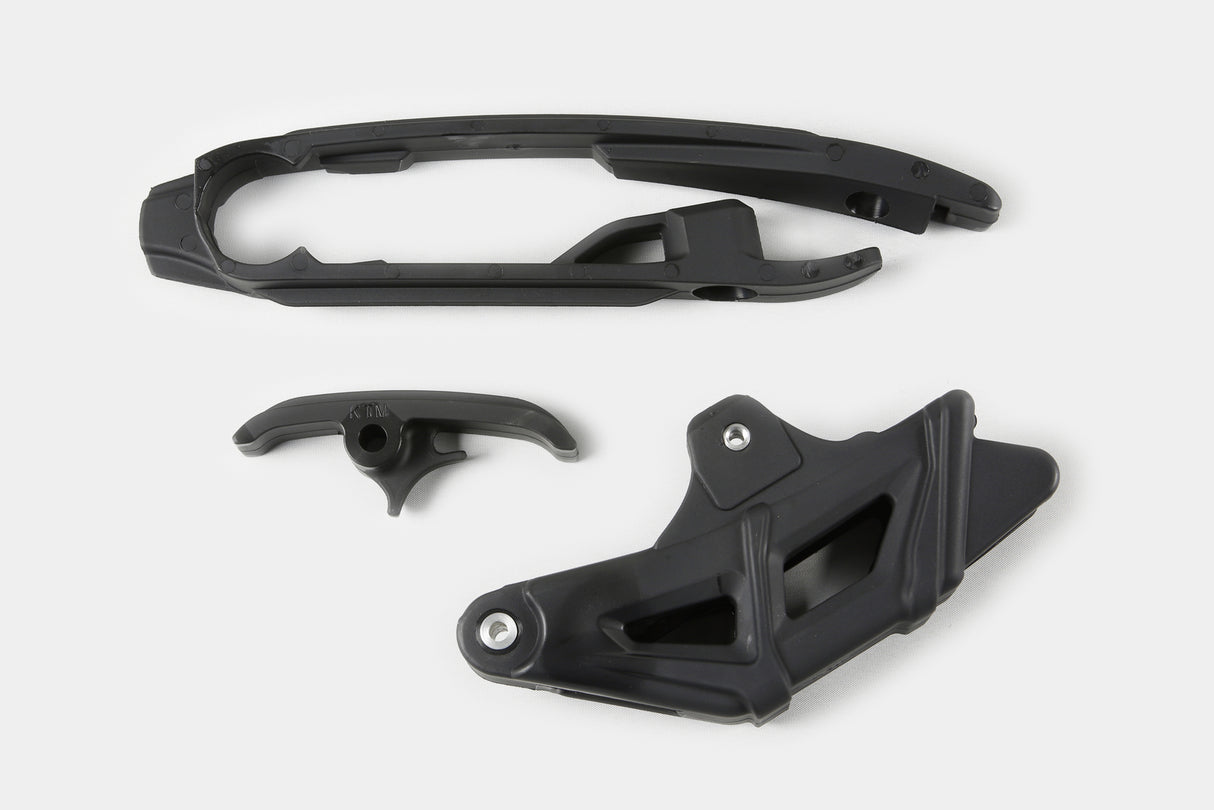 UFO Chain Guide & Swingarm Chain Slider Kit Black for KTM SX/SX-F 16-22/SX 250 17-22