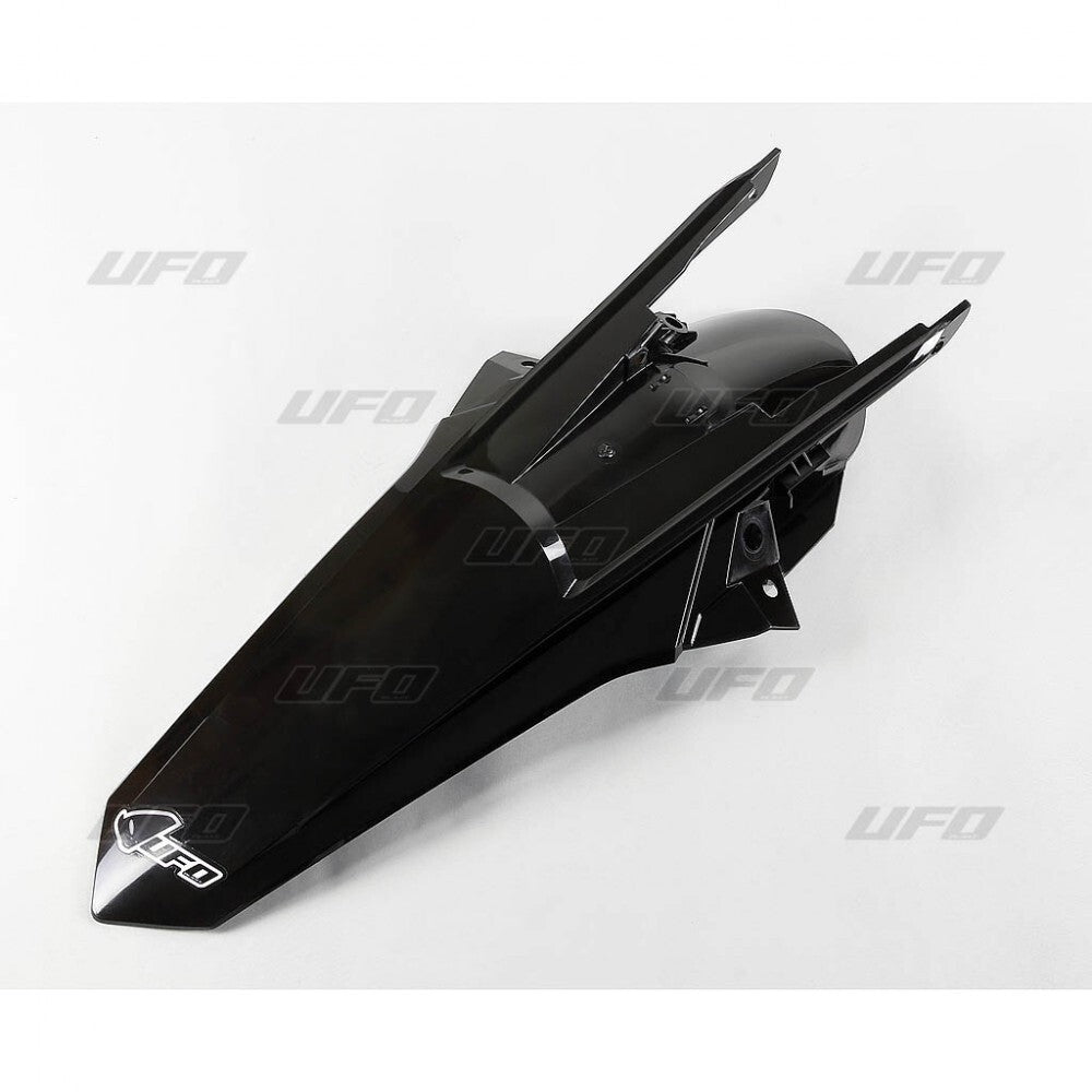 UFO Rear Fender Black w/Lugs for KTM EXC/EXC-F 17-19