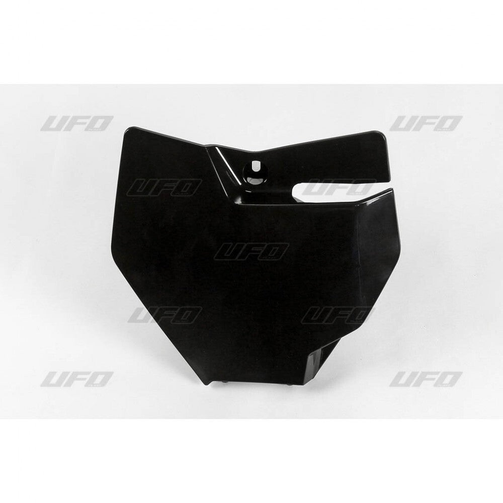 UFO Front Number Plate Black for KTM SX 85 18-23