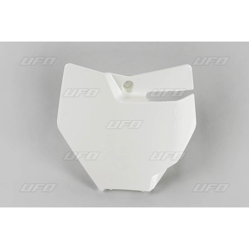 UFO Front Number Plate White for KTM SX 85 18-23