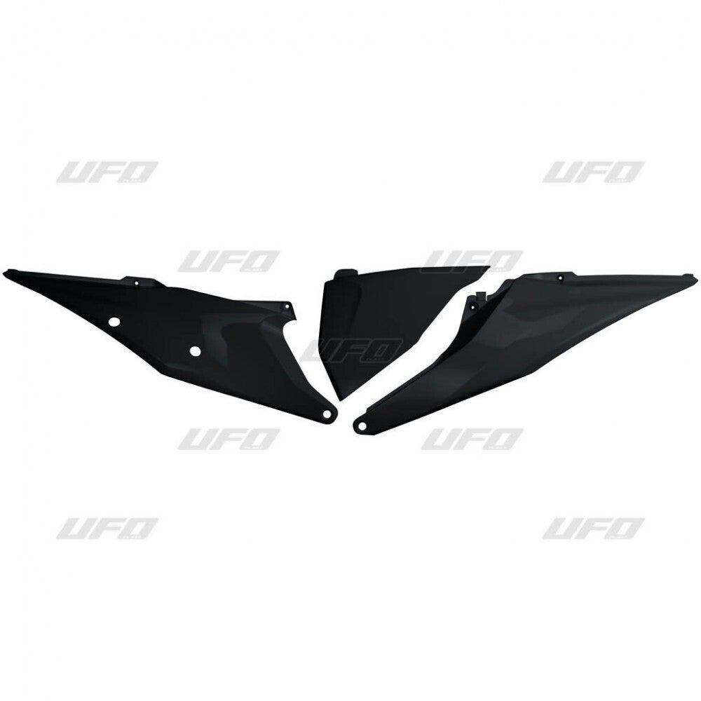 UFO Side Panels Black for KTM SX/SX-F 19-22/EXC/EXC-F 20-23