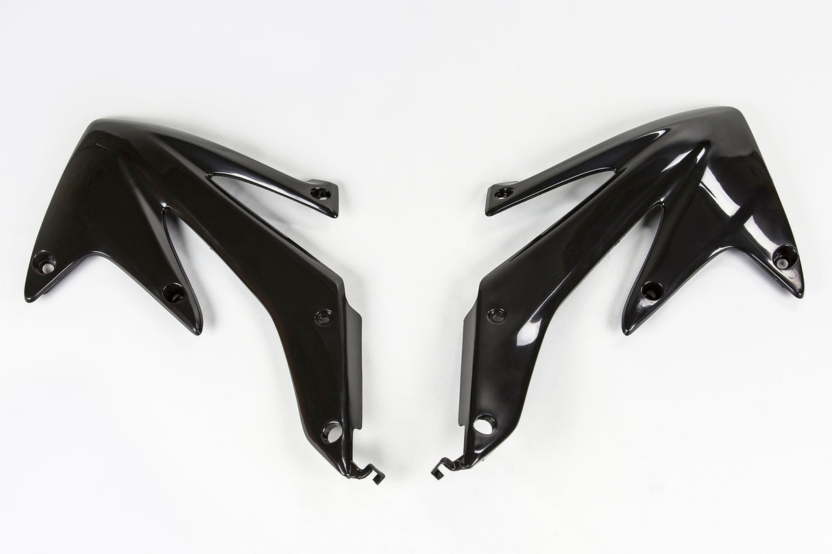 UFO Radiator Shrouds Black for Honda CRF450X 05-07