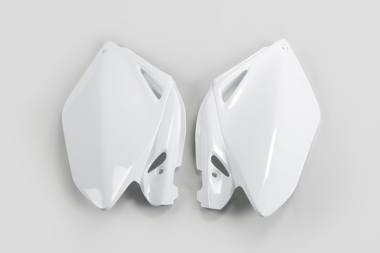 UFO Radiator Shrouds White for Honda CRF450X 05-07