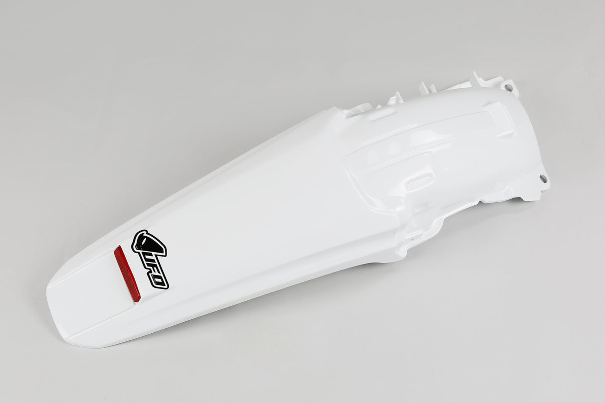 UFO Rear Fender White w/LED Tailight for Honda CRF450X 05-16