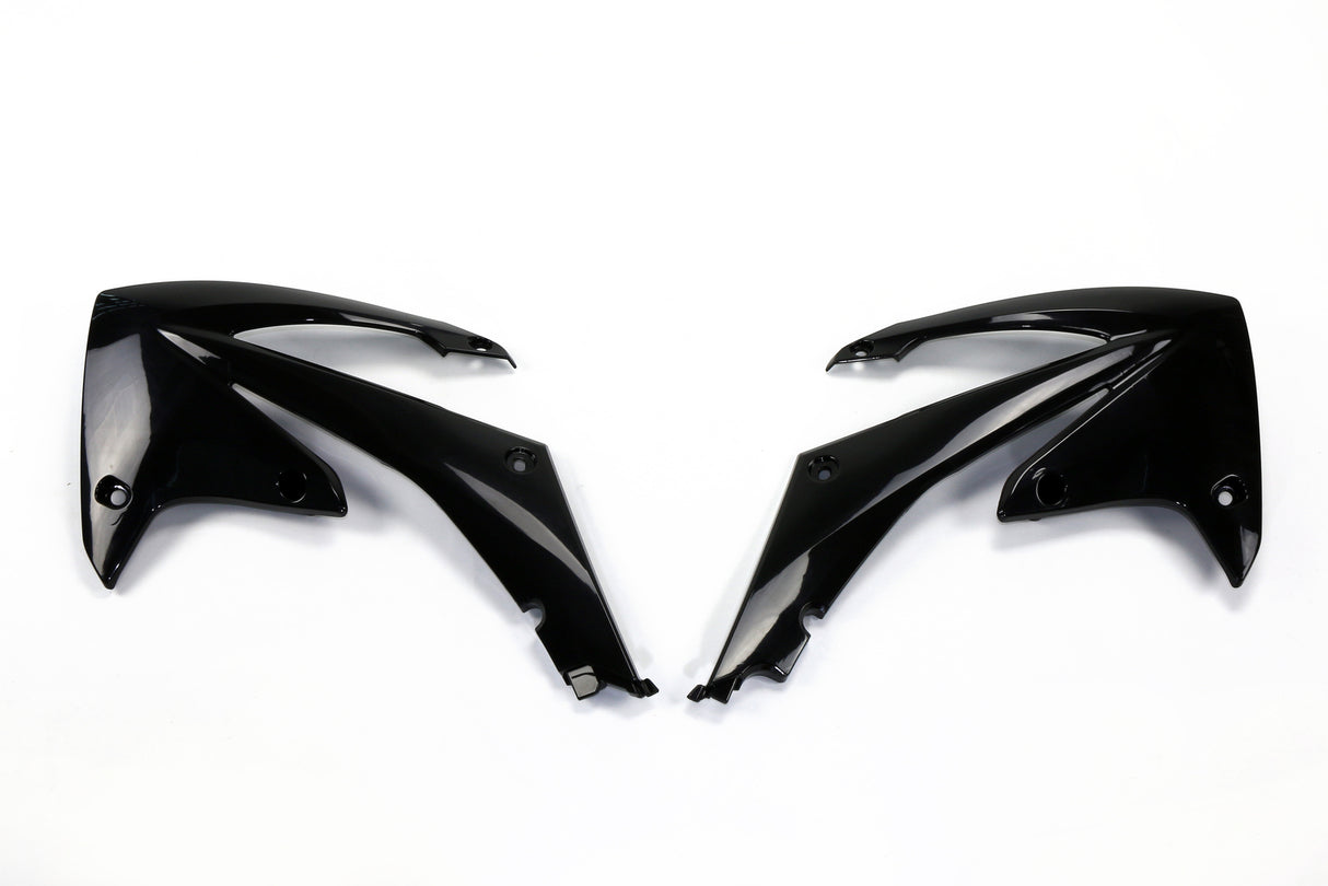 UFO Radiator Shrouds Black for Honda CRF250R 10-13/CRF450R 09-12