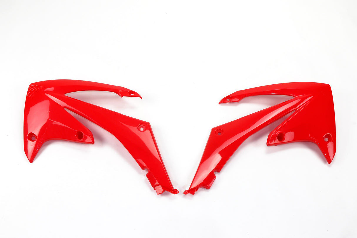 UFO Radiator Shrouds 2000-2018 Red for Honda CRF250R 10-13/CRF450R 09-12