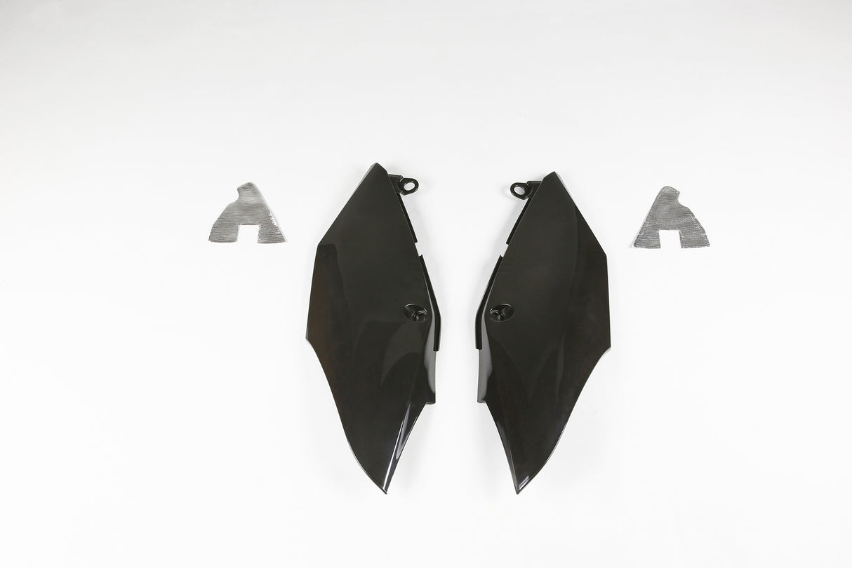 UFO Side Panels Black for Honda CRF250R 18-21/CRF250RX 19-21/CRF450R/CR450RX 17-20