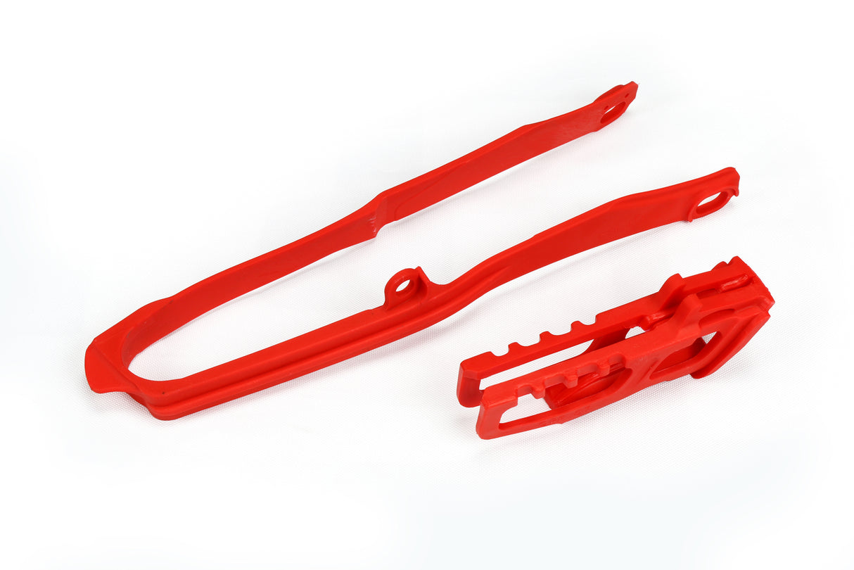 UFO Chain Guide & Swingarm Chain Slider Kit 2000-2018 Red for Honda CRF250R 18-21/CRF250RX 19-21/CRF450R/CR450RX 17-20