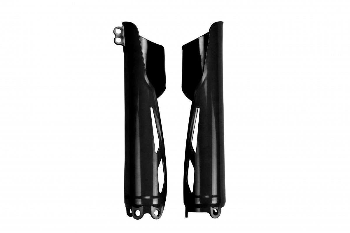 UFO Fork Slider Protectors Black for Honda CRF250R/CRF250RX/CRF450R/CRF450RX 19-23