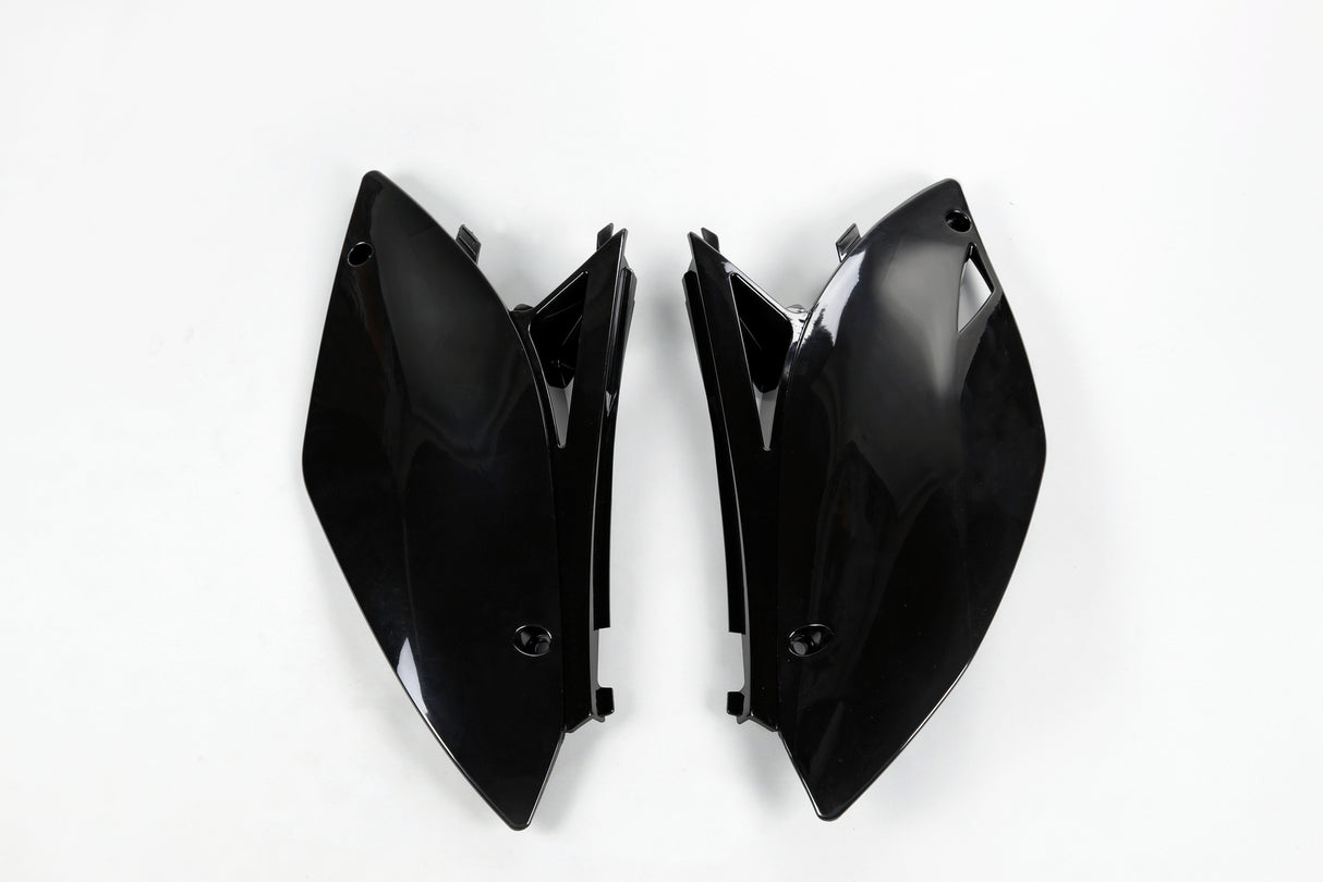 UFO Side Panels Black for Kawasaki KX250F 09-12/KX450F 09-11