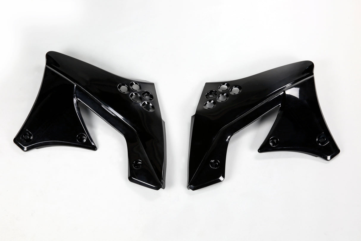 UFO Radiator Shrouds Black for Kawasaki KX250F 09-12