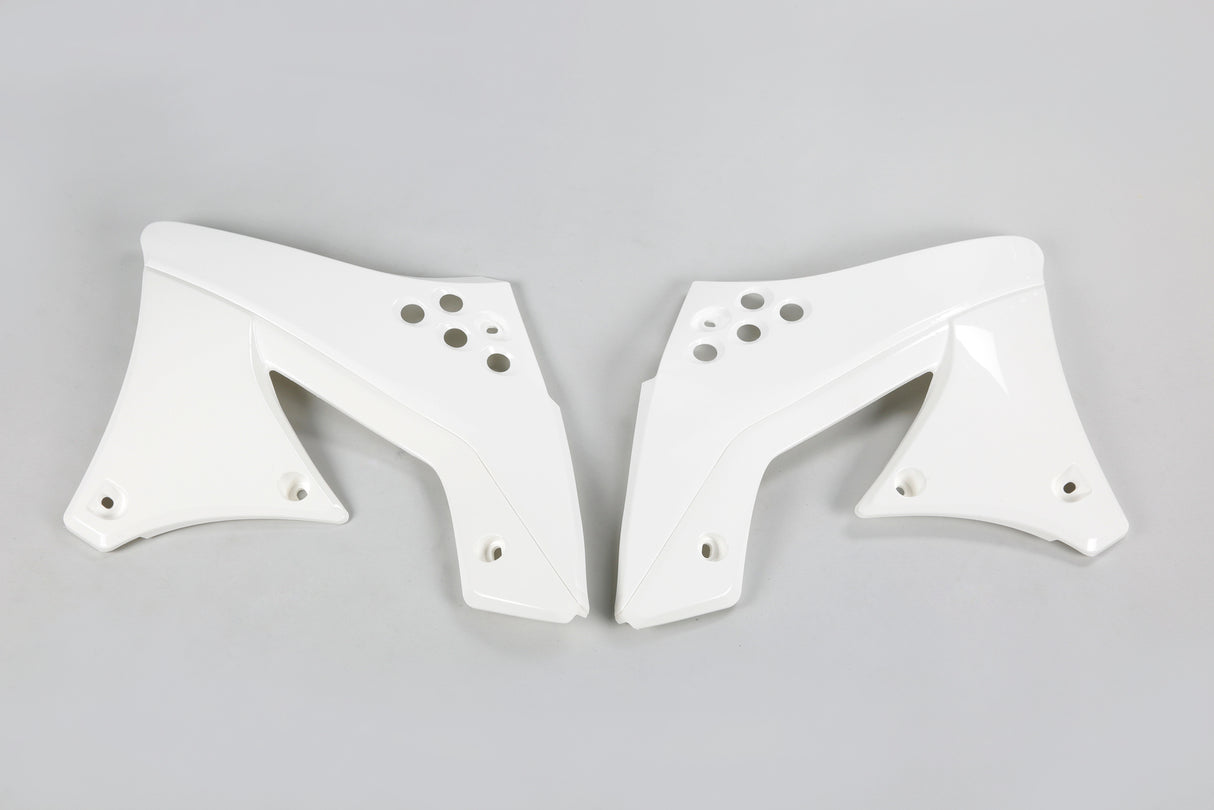 UFO Radiator Shrouds White for Kawasaki KX250F 09-12