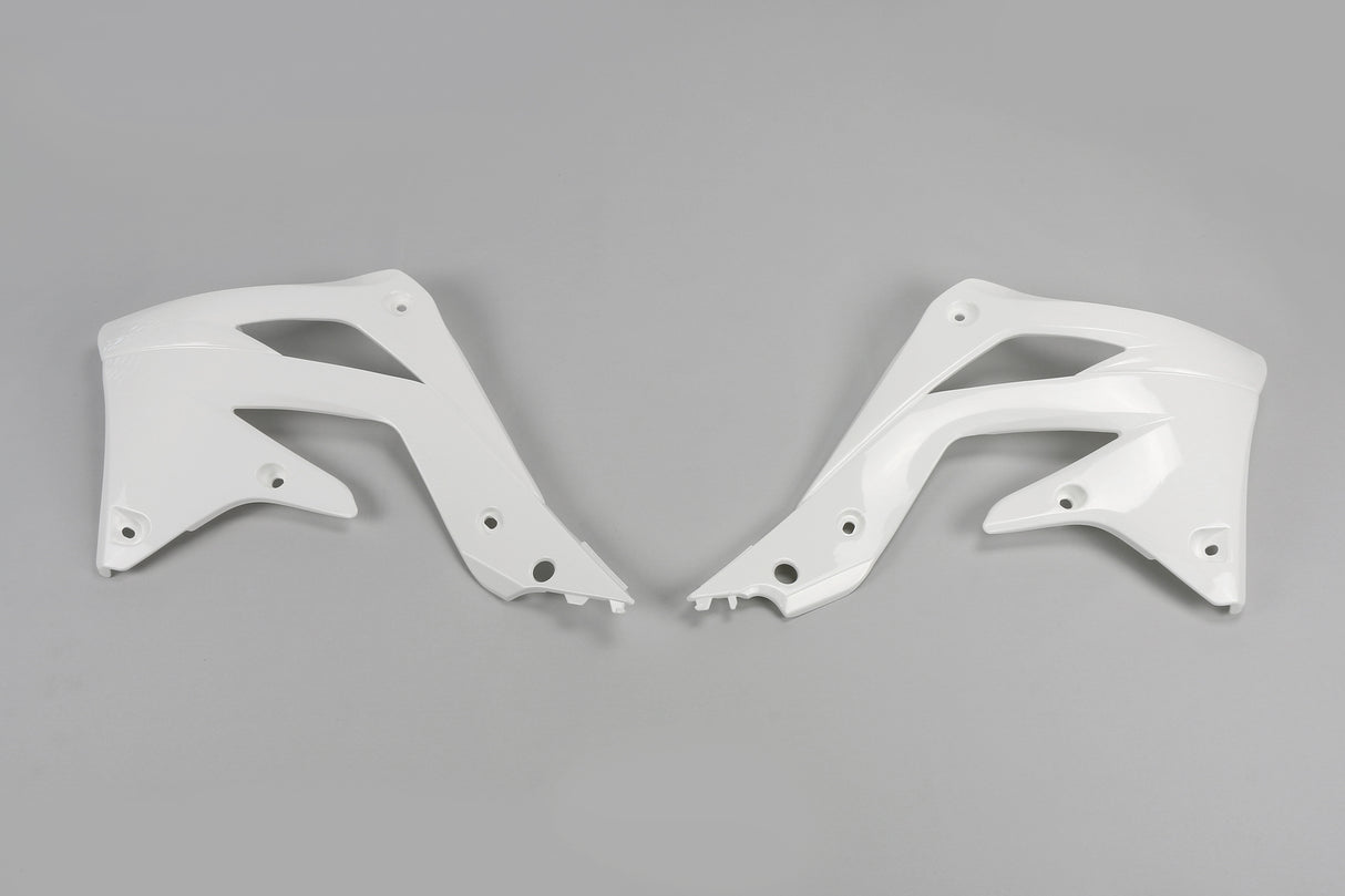 UFO Radiator Shrouds White for Kawasaki KX450F 12-15