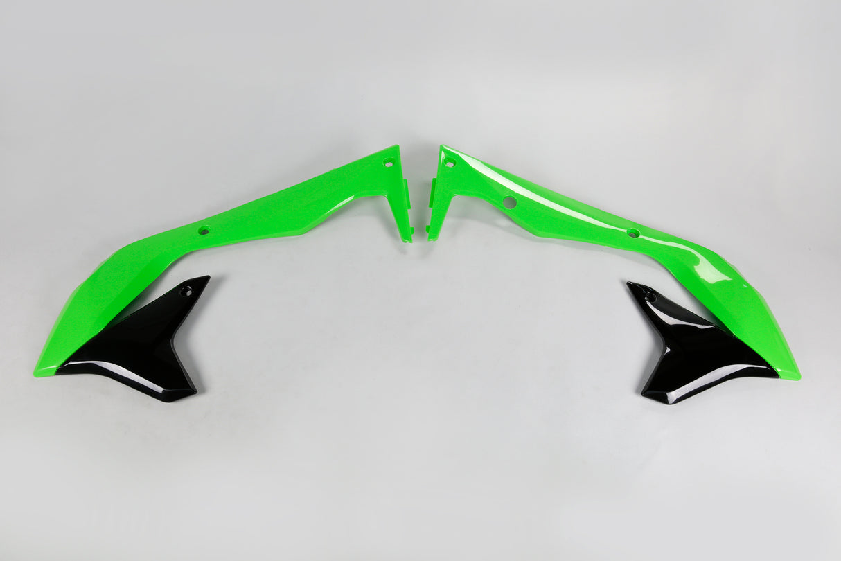 UFO Radiator Shrouds OEM Colours for Kawasaki KX450F 16-18