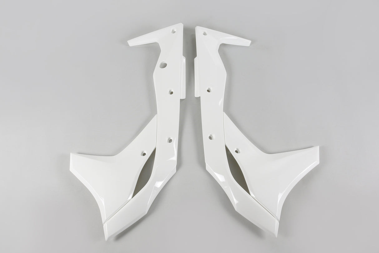 UFO Radiator Shrouds White for Kawasaki KX250F 17-20