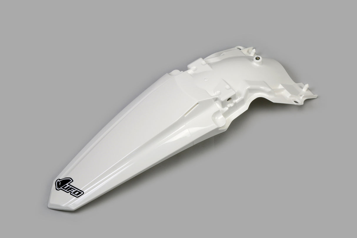 UFO Rear Fender White for Kawasaki KX250F 21-23/KX450F 19-23