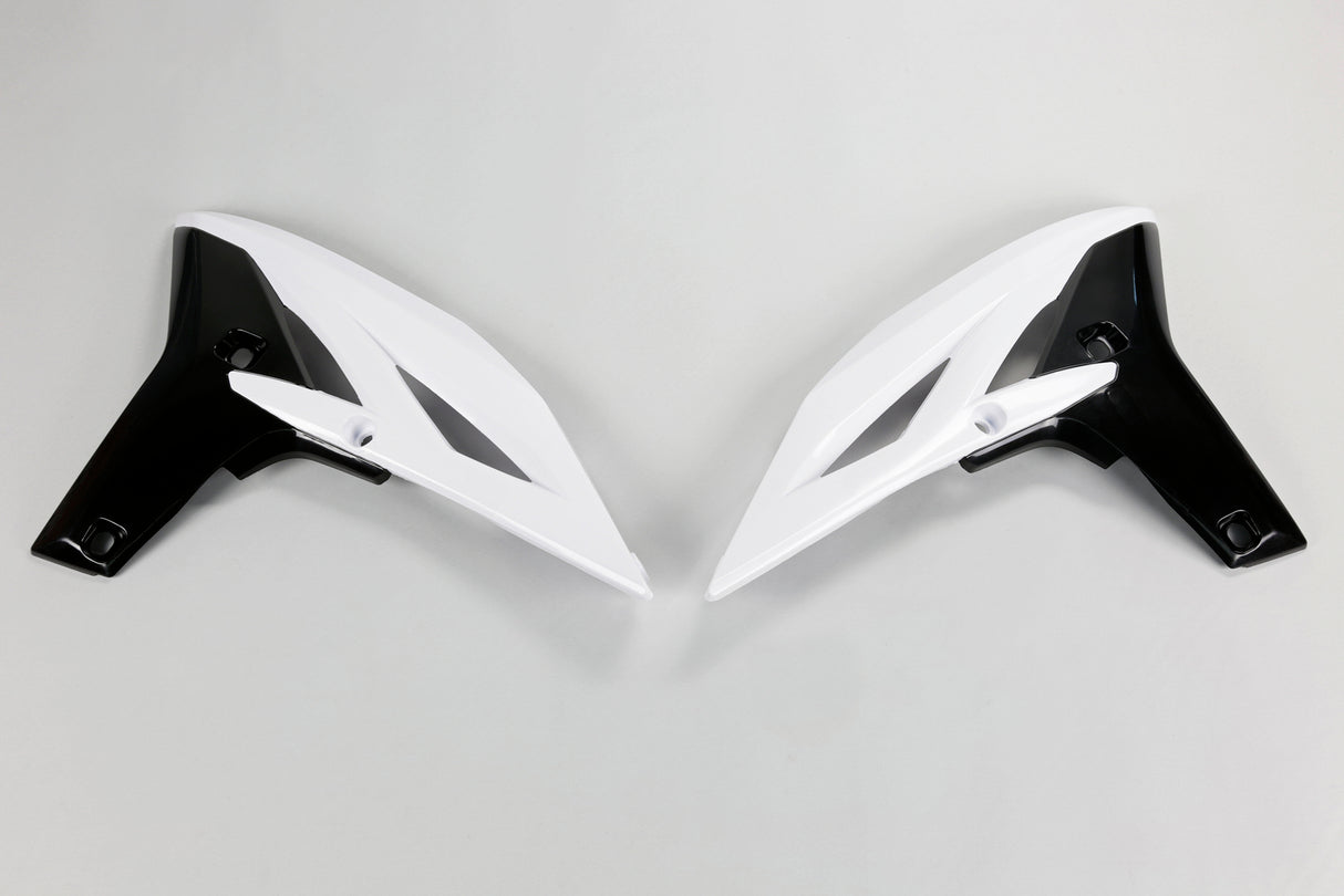 UFO Radiator Shrouds White for Yamaha YZ250F 2010