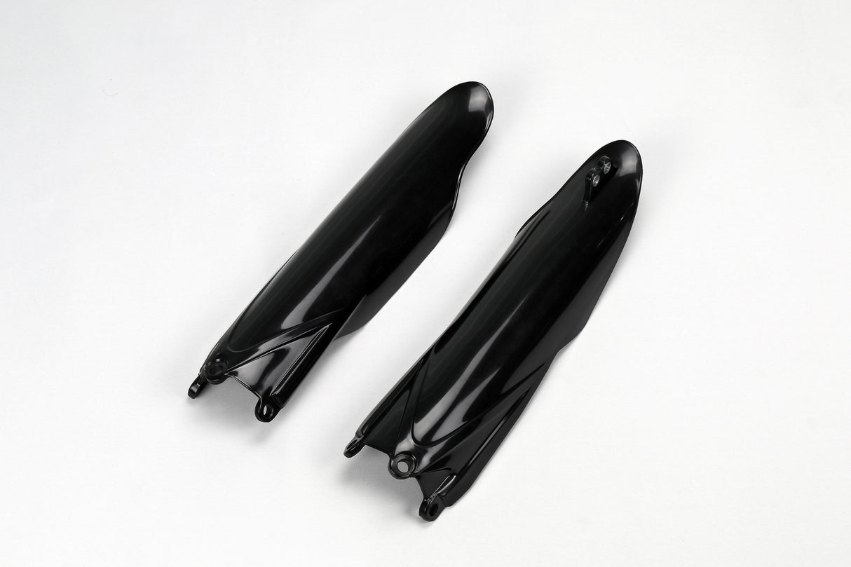 UFO Fork Slider Protectors Black for Yamaha YZ125/YZ250 22-23/YZ250F 10-23/YZ450F 10-22