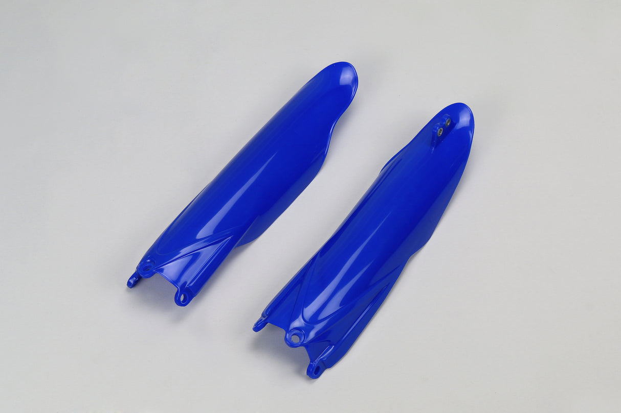 UFO Fork Slider Protectors Reflex Blue for Yamaha YZ125/YZ250 22-23/YZ250F 10-23/YZ450F 10-22