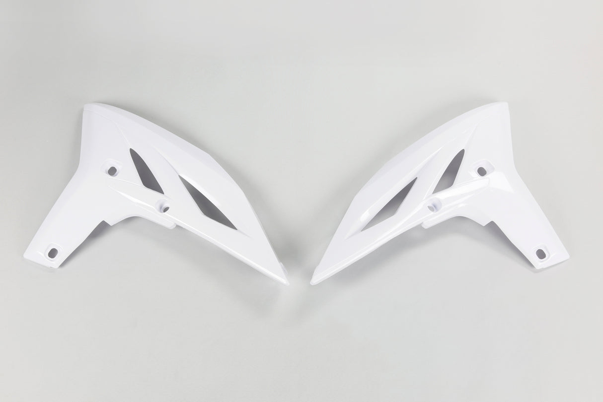 UFO Radiator Shrouds White for Yamaha YZ250F 11-13/WR450F 12-15