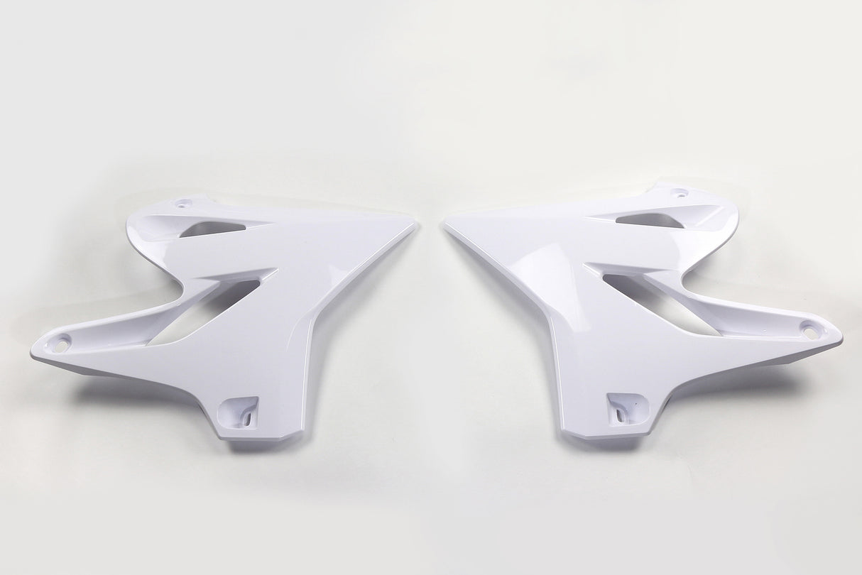 UFO Radiator Shrouds White for Yamaha YZ125/YZ250 15-21